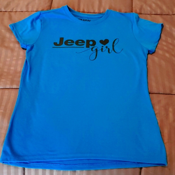 Jeep Girl T-Shirt, Blue and Black, Size small - Picture 5 of 8